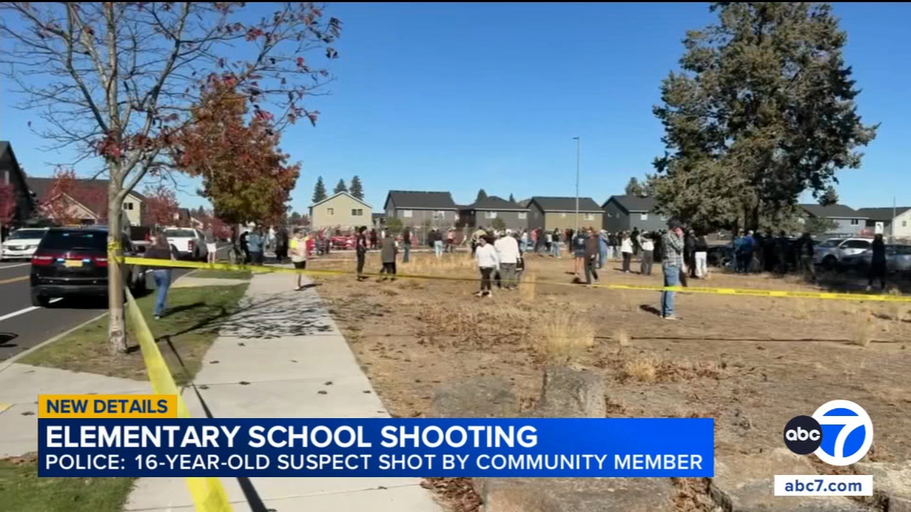 3 children, 1 teacher killed in shooting at Bend, Oregon elementary school; teen shooter also dead: Police
       — ABC 7 Bay Area, St. Helena Schools news