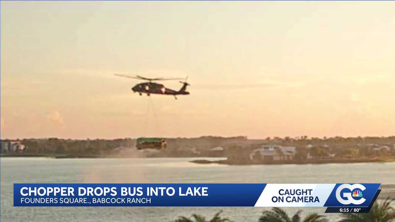 A Black Hawk carrying a school bus over Florida town had residents asking one question: Why? — WESH 2 Orlando, St. Helena Schools news
