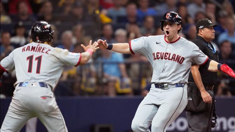 Chase DeLauter and José Ramírez lead the Guardians to a 7-3 win over the Rays in Game 1 of the ALCS — WTSP Sports Tampa Bay, St. Helena Sports news