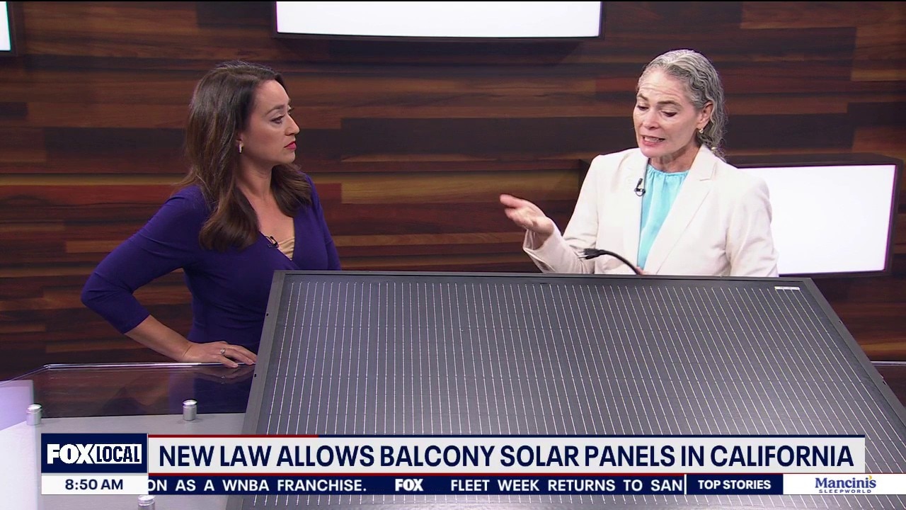 How balcony solar panels work, under new California law allowing them — KTVU FOX 2 Bay Area, St. Helena Community news