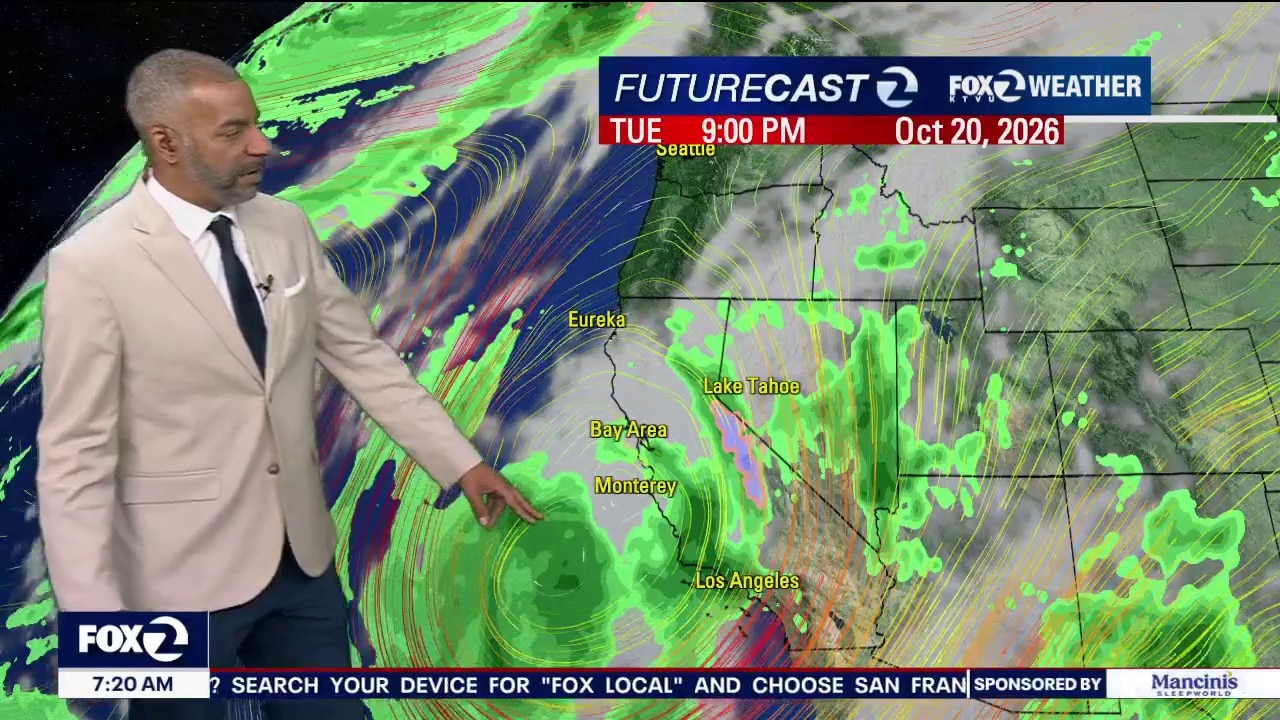 A hot two days ahead before rain moves in — KTVU FOX 2 Bay Area