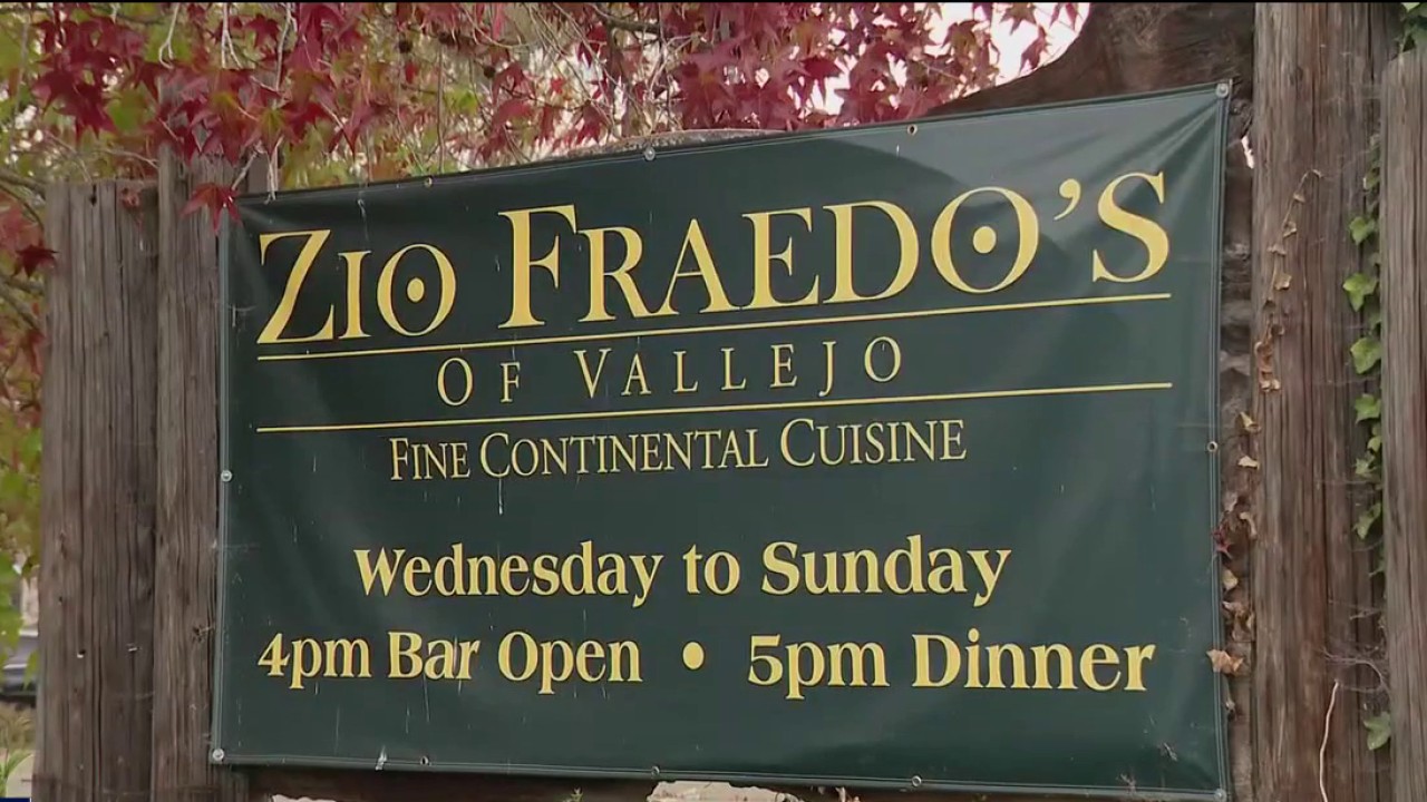 Zio Fraedo’s waterfront restaurant to close Vallejo location after 20 years — KTVU FOX 2 Bay Area, St. Helena Dining news